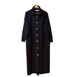 Vintage Bkg And Company Long Full Floor Length Jacket Coat Cardigan Cottagecore